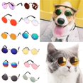 thumbnail image 2 of Gafas de sol redondas Vintage para gatos/Lentes De Sol De Para Mascotas/gatos de peluche/gatos/accesorios para mascotas, 2 of 4