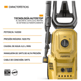 thumbnail image 2 of Hidrolavadora Electrica 1400w 1600 Psi Alta Presion 127v amarilla, 2 of 4