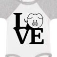 thumbnail image 4 of Inktastic I Love Pigs 2 Boys or Girls Baby Bodysuit, 4 of 5