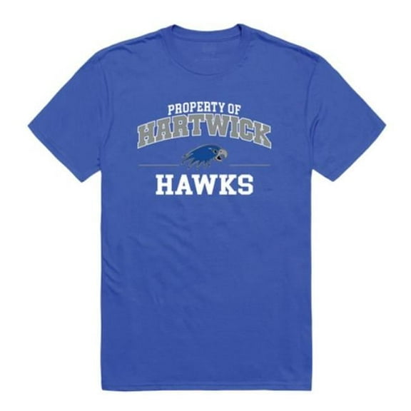 Hartwick College Hawks Property College T-Shirt, Royal - Medium