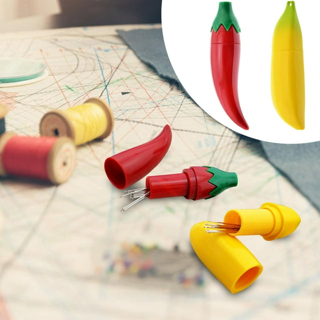 2 unidades de contenedor protector para tubos de agujas de coser, estuche organizador ligero y extensible creativo para uso doméstico, para