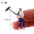 thumbnail image 2 of Xingzhi 1:64 Hand Painted Model People Figure Diorama Scenery Assistant White, 2 of 9