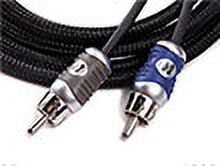 Kicker 46KISL K-Series Interconnect, Speaker Wire To RCA Adapter w/ 46QI22 2 Meter 2-Channel Signal Cable