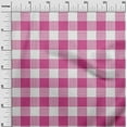 thumbnail image 2 of oneOone Polyester Lycra Pink Fabric Gingham Check Sewing Material Print Fabric By The Yard 56 Inches Wide, 2 of 4