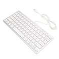 thumbnail image 1 of Ergonomic Ultra Thin 78 Keys Mini Keyboard, Comfortable Scissor Keys USB Wired Compact Gaming Keyboard For Desktop PC, For , For  Gamer, Plug And Play, 1 of 8