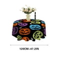 thumbnail image 5 of BZPIZ Round Halloween Table Runner Halloween Dinner Table Runner Favors Supplies for Table Decor Indoor Outdoor Backdrop Banner, 5 of 5