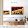 thumbnail image 4 of Elephant Stock Bowling Zone Wall Sign Wall Art - Horizontal Canvas Wall Art - Living Room Wall Decor - Wall Signs Canvas - Black And Orange Decor - 12" x 8", 4 of 8