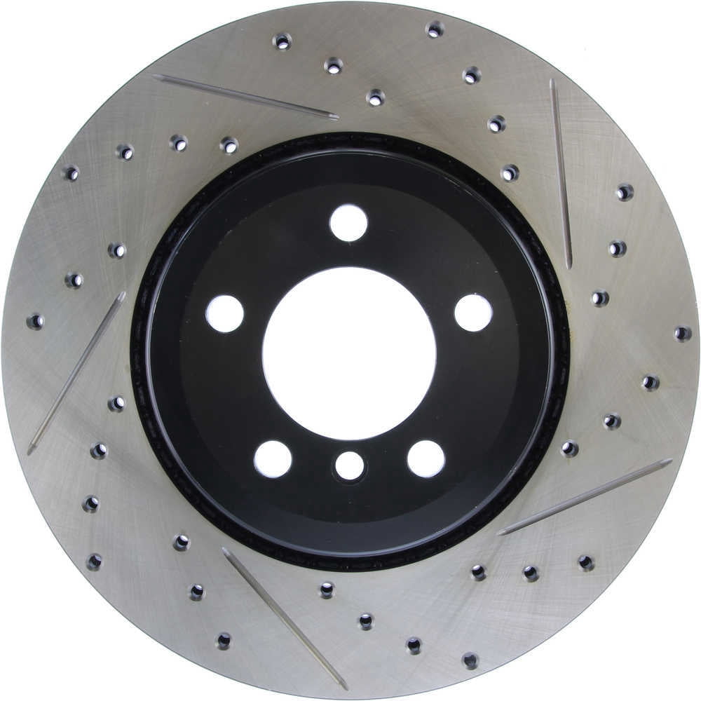 Stop Tech 127.34065L Sportstop Slotted and Drilled Brake Rotor Fits select: 2002-2005 BMW 745, 2003-2005 BMW 760