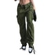 thumbnail image 5 of Pantalones casuales de estilo hip-hop callejero para mujeres de Europa y Estados Unidos, de cintura baja, con múltiples bolsillos y múltiples bolsillos, largos, 5 of 5
