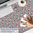 thumbnail image 2 of Long Mouse Pads for Desk,Gray Christmas Santa Pattern Desk Mats on Top Of Desks, Desk Mouse Pad Extra Large with 3mm Non-Slip Base and Stitched Edge for Gaming,Office,Work,Home 47.3x23.6in, 2 of 5