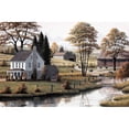 thumbnail image 3 of Saunders, Bill 24x17 Black Modern Framed Museum Art Print Titled - Autumn Grazing, 3 of 5