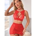 thumbnail image 1 of Lencería sexy de alta gama con falda de cadera sexy con huecos transparentes sin tentación de red, 1 of 6