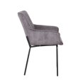thumbnail image 4 of Porthos Home Remy Dining Chairs With Arms, Fabric And Iron Legs, 4 of 7