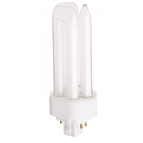 Satco S8348 4100K 26 Watt GX24q 3 Base T4 Triple 4 Pin Tube for Electronic and Dimming Ballasts