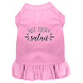 thumbnail image 1 of Not Today Satan Screen Print Dog Dress Light Pink Xl (16), 1 of 1