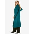 thumbnail image 3 of Jessica London Women's Plus Size Long Shawl Collar Wool Blend Coat, 3 of 5