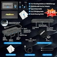 thumbnail image 2 of HP 17.3" FHD IPS Business Laptop, AMD Ryzen 5 7430U, 32GB RAM, 2.16TB Storage (2TB SSD+160GB Docking Station Set), AMD Radeon Graphics, Num Pad, Webcam, HD Audio, Wi-Fi 6, Win 11 Pro, Silver, 2 of 7
