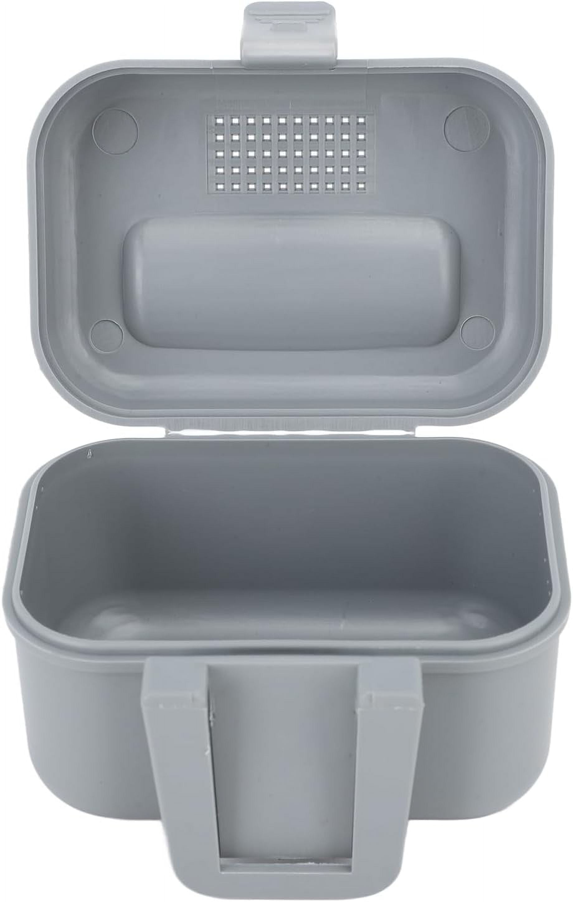 AVEKI Support d'Appât Ver, Station d'Appâts de Pêche Imperméable, Légère, Sûre, Résistante à la Chaleur pour Usage Extérieur 0601M