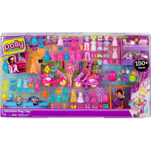 Polly Pocket POLLY & LILA & CRISSY Fashion Dolls with clothes SET OF 3 Packs 
