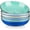 Cool Color, variant on Bonita Pasta Bowls Set 6, 38 oz shallow bowls, ceramic Italian panels and salad bowls, microwave and dishwasher safe restaurant, in a variety of colors