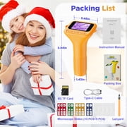 BEBANG Handheld Microscope, 1080P Digital Portable Microscope for Adults Kids, 8GB, 15 Slides