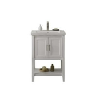 Legion Furniture WLF9024-W 24 in. KD White Sink Vanity