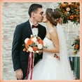 thumbnail image 5 of 24 Bundles Artificial Peonies Flowers Wedding Faux Flowers Silk Peony Bouquet Bulk Bride Fake Florals Arrangements for Table Centerpieces Wedding ​Party Vase Decor (Light Pink), 5 of 5