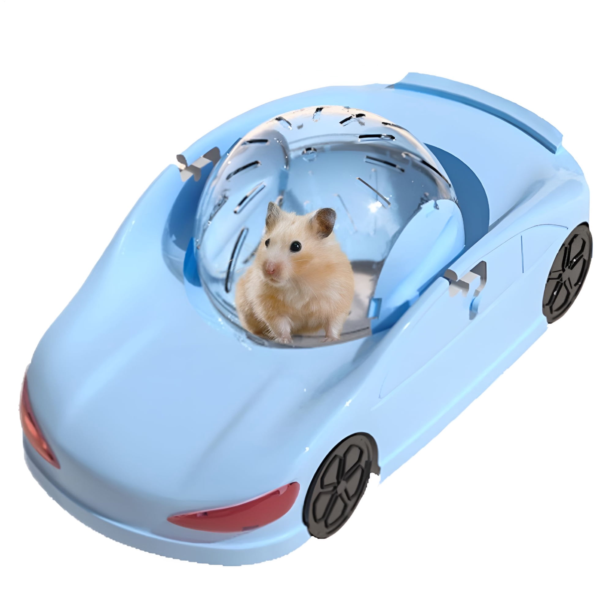BESTSKY 2026 New Exercise Wheel Hamster Rolling Ball Sports Car Hamster Running Ball Toy for Cage, Pet Habitat, Small Animal Enclosure