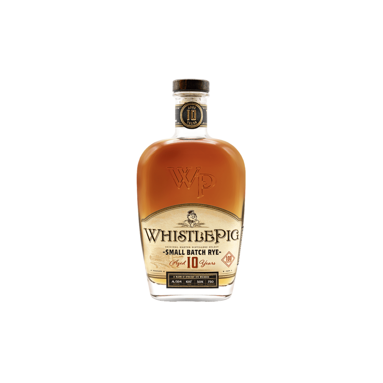 Whistlepig Straight Rye WhiskeyAged 10 Years, 750 ml Bottle, 50.0% ABV