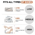 thumbnail image 4 of Organizador de ranuras para zapatos Neprock, paquete de 12 unidades, apilador de zapatos acrílico, 4 of 7