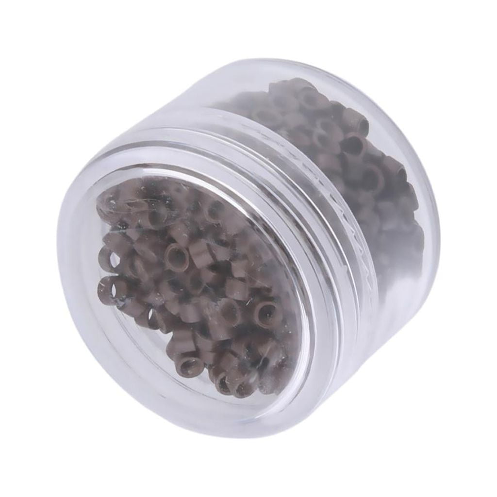 EHJRE 3- 500Pcs 3mm Silicone Micro Nano Rings Beads for Hair 4 Pcs