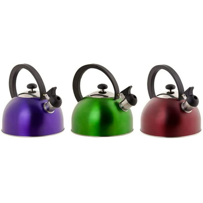 Tea Kettle 85 OZ/2.5L Stainless Steel Whistling Tea Kettle for