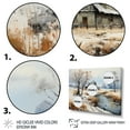 thumbnail image 3 of Designart "Countryside Snowy Simplicity Winter VII" Landscapes Canvas Wall Art, 3 of 5