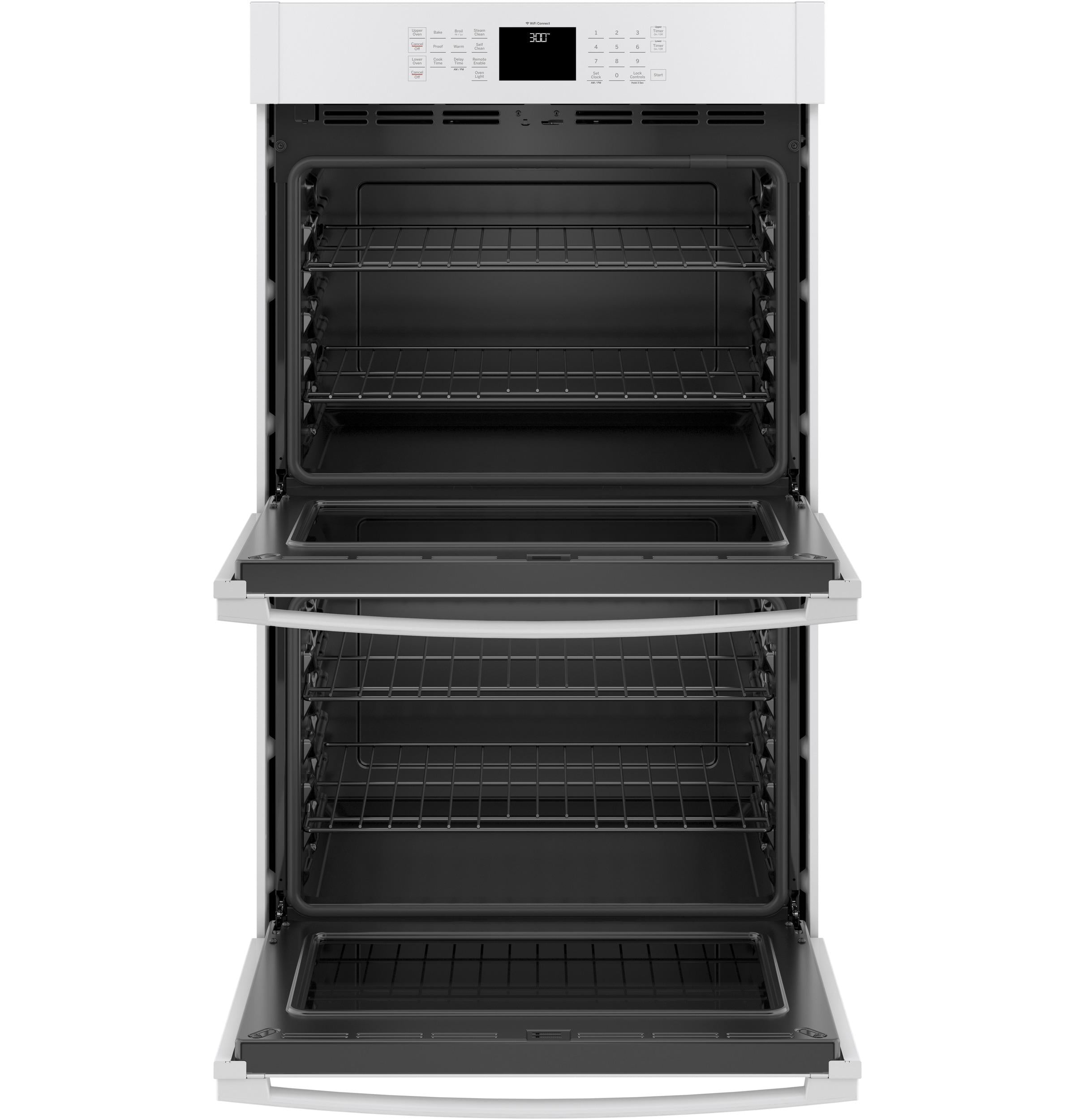 Ge Jtd3000 30" Wide 10 Cu. Ft. Double Electric Convection Oven - White