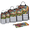 Multicolor 1, variant on Jiaoprinted Tropical Rainforest Frog 6 Set Compression Packing Cubes for Travel Essentials, Cute Animals Leaves Lightweight Carry on Expandable Luggage Organizer Bags for Women Men