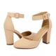 thumbnail image 4 of Zapatos de Tacón Angela Nude Nubuck para Mujer DREAM PAIRS Talla 6.5, 4 of 7
