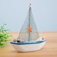 thumbnail image 1 of 14cm Foam Ship Model Ornaments Creative Craft Tabletop Statue for Living Room Bedroom Decor, 1 of 3