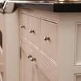 thumbnail image 6 of Goo-Ki 6 Pack 0.98" Hole Center Champagne Bronze Cabinet Drawer Knobs, Zinc Alloy Cabinet Handles with Flower Design for Bar Cupboard Closet Wardrobe, 6 of 7