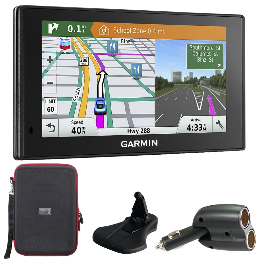 Pædagogik rense bjælke Garmin 010-01540-01 DriveSmart 60LMT GPS Navigator with GPS Bundle -  Walmart.com