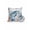 Blue Orange, variant on 1 Pack Outdoor Pillows Waterproof, Sea Turtle Coastal Indoor/Outdoor Throw Pillows with Inserts, Summer Beach Coral Nautical Rustic Decorative Pillow for Patio Furniture Chairs Couch