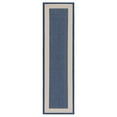 thumbnail image 2 of Safavieh Courtyard Justine Bordered Indoor/Outdoor Runner Rug, Navy/Beige, 2'3" x 6'7", 2 of 10