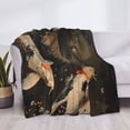 thumbnail image 4 of Salouo Koi Fish Tranquility Print Throw Blanket Gifts for Women Men Soft Flannel Blanket for Home Living Room Decor Bedroom Blanket Gifts for Mom Dad -50"x40", 4 of 6