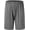 dark grey, variant on Men's Solid Bamboo Pajama Shorts with Pockets Loungewear for Men