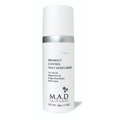 M.A.D Skincare Breakout Control Daily Moisturizer - For Acne Prone Skin 1.7