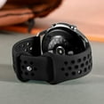 thumbnail image 3 of Compatible for Samsung Watch 3 Bands 45mm/Galaxy Watch Bands 46mm/Gear S3 Frontier/Classic Watch, 22mm Watch Band Quick Release Silicone Breathable Strap Wristband for Men，Black/Black, 3 of 6