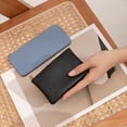 thumbnail image 3 of PENGXIANG Women Wallet Portable Mini Short Lychee Pattern Faux Leather Cards Holder Smooth Zipper Slim Wallet Coin Purse Money Case Shopping Use, 3 of 11