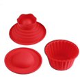 thumbnail image 1 of Giant Cupcake Mould, 3-pieces - Red, 1 of 4