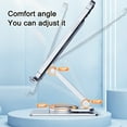 thumbnail image 5 of Suitable for desktop tablet stand, 360° rotation, lifting, folding tablet stand - style:Large gray, 5 of 5