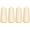 NATURAL, variant on Threadart Polyester Serger Thread - 2750 yds 40/2 - Natural - 56 Colors Available - 4 Cone Bundle Pack