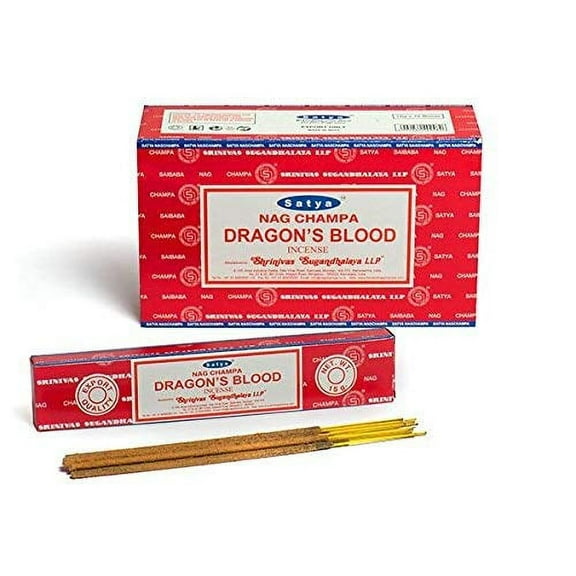 Satya Dragon's Blood Incense Sticks 180 Grams Box